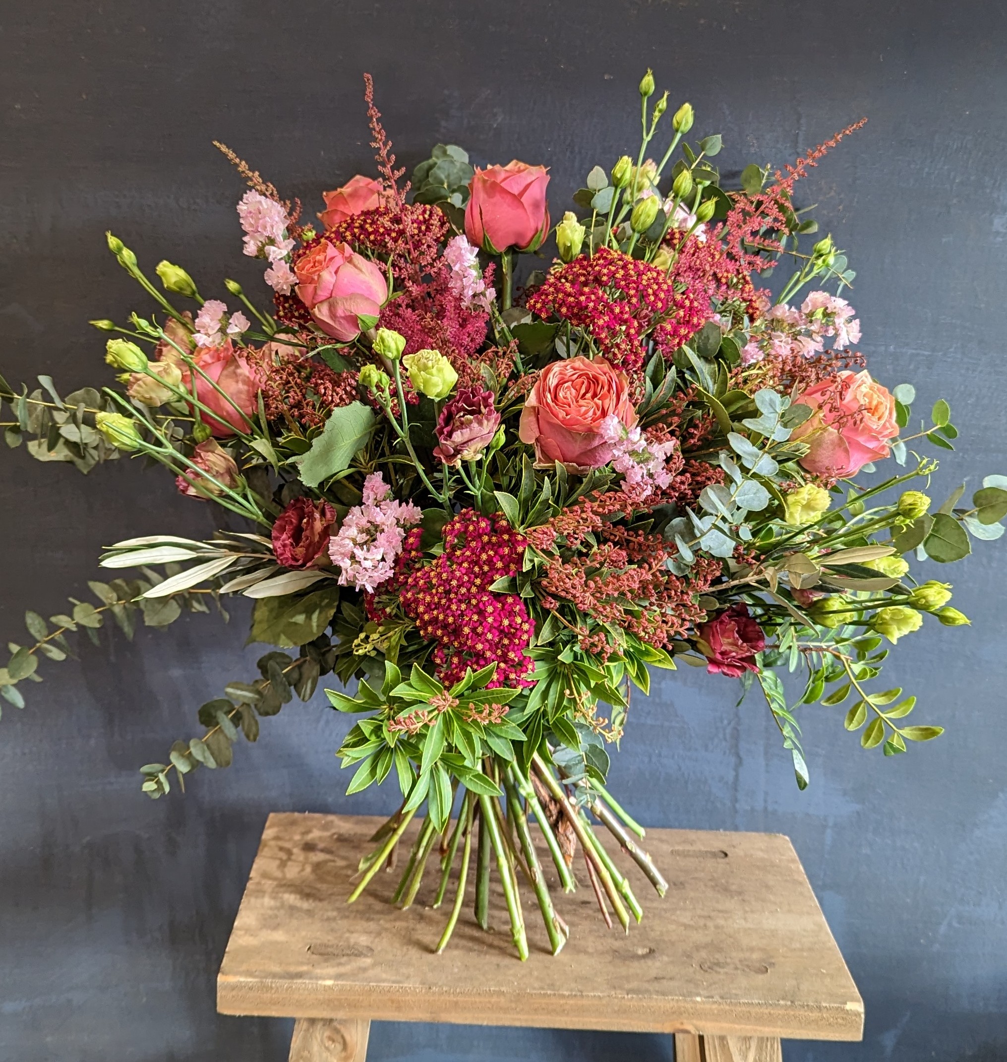 Peach and Red Bouquet